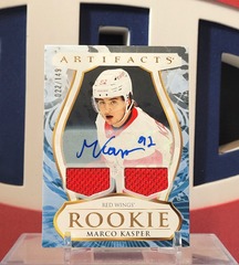 Marco Kasper 2023-24 - Dual Jersey Rookie Auto /149 Artifacts Upper Deck